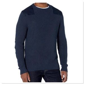 Goodthreads Men’s Soft Cotton Military Jumper Sweater